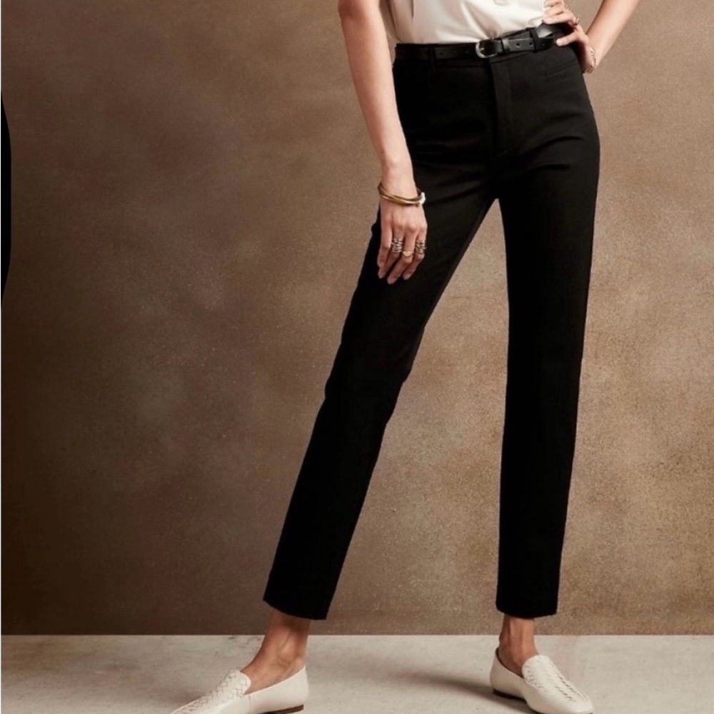 Banana Republic Sloan black pants
